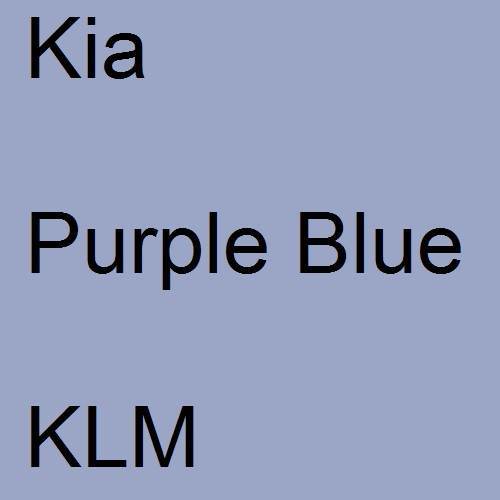 Kia, Purple Blue, KLM.